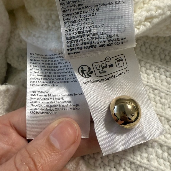 H&M Cream Knit Cardigan - Picture 10 of 12